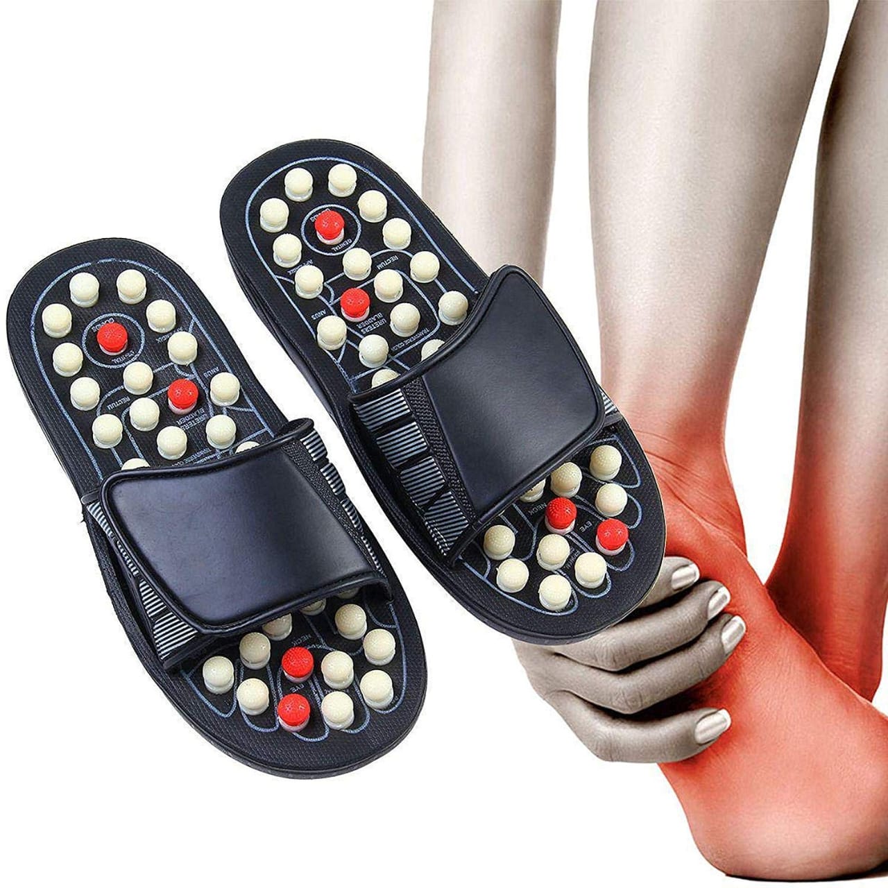 Acupuncture massage slippers/  شباشب التدليك بالضغط (الوخز بالإبر)