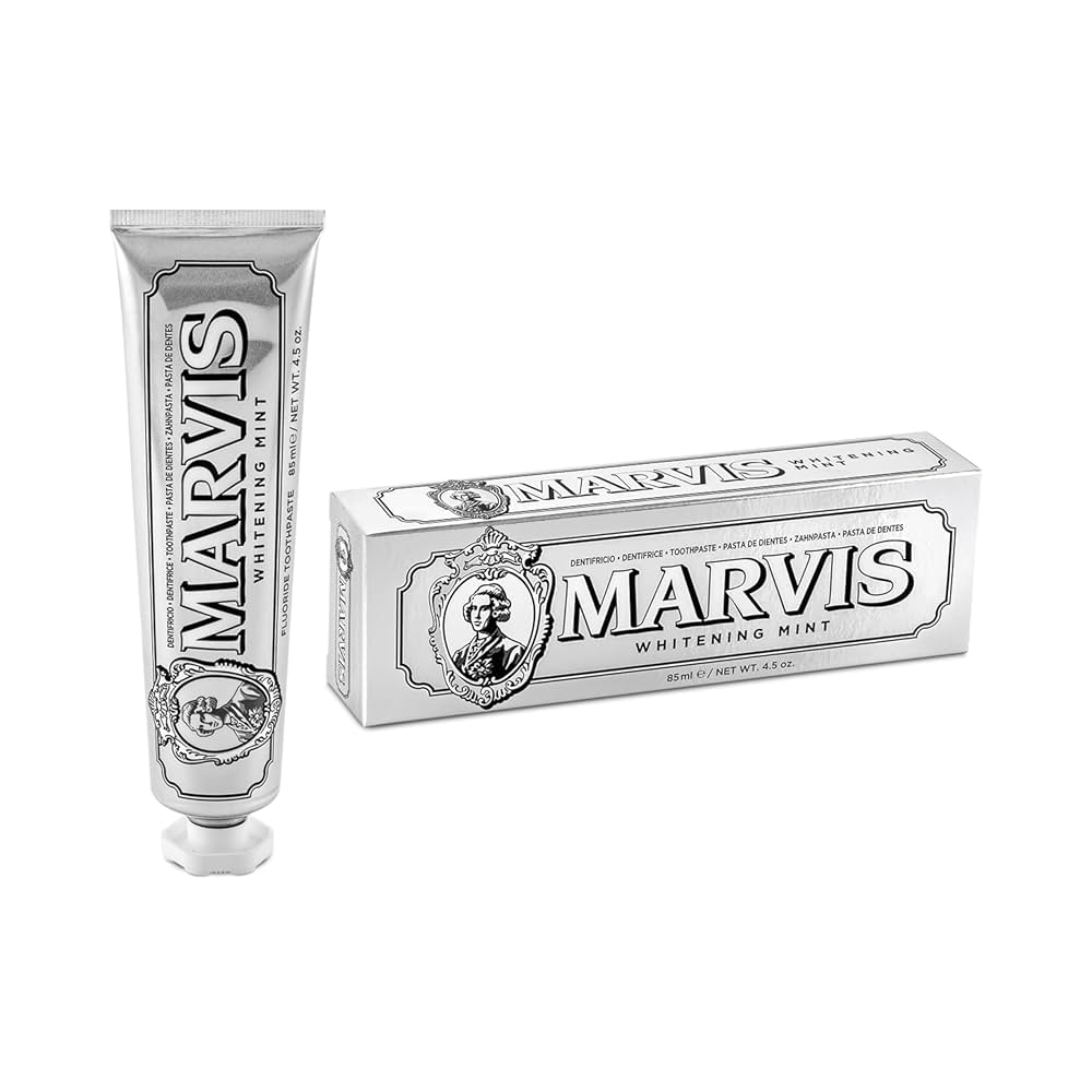 Original Marvis whitening mint toothpaste /  معجون أسنان مارفيس للتبييض بنكهة النعناع